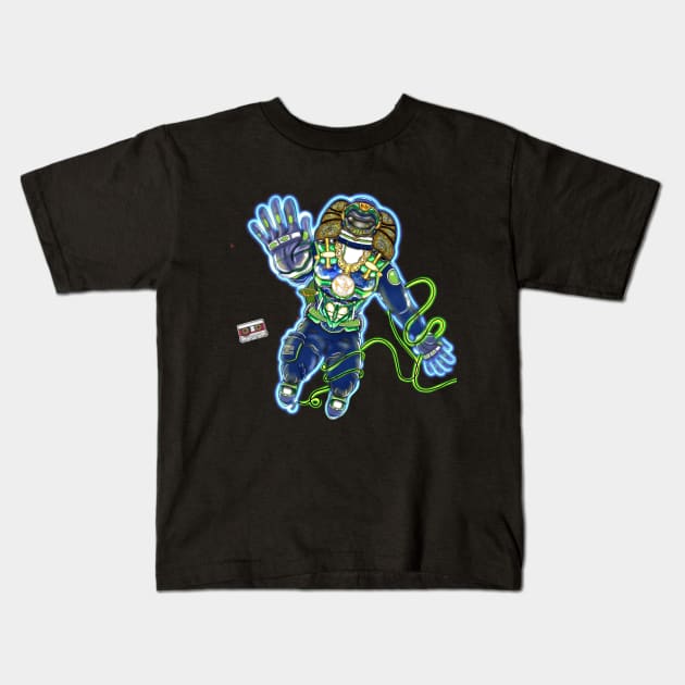 Myles High International SpaceMan Kids T-Shirt by mylehighinternational